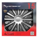  ���� 15" HUBCAP TREND SILVER BLACK - - AMIO ��� 4��� �� KOYTI 