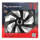  ���� 15" HUBCAP VECTOR RC SILVER BLACK AMIO- ��� 4 ���. �� ����� 